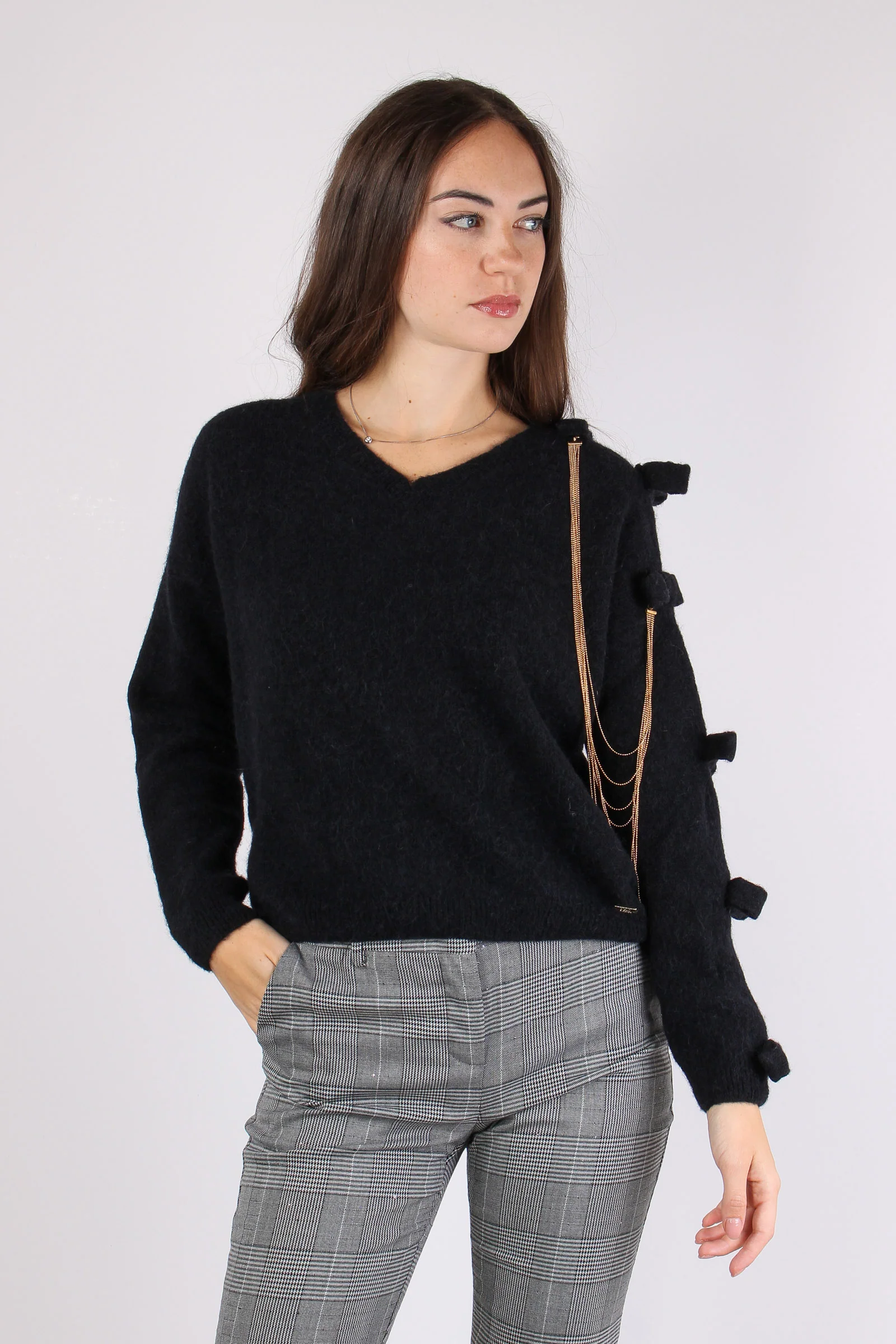 Maglia Scavo V Fiocchi Black - immagine 3