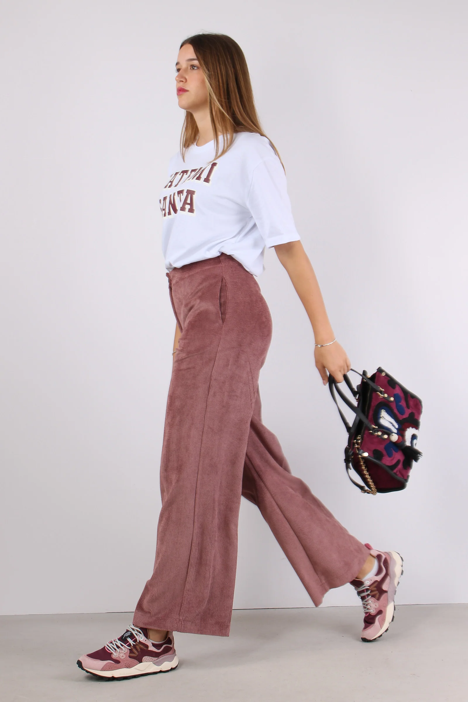 Pantalone Palazzo Velluto Cost Cipolla - immagine 8