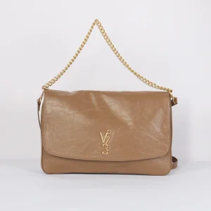 Louise Maxi Pochette Logo Taupe