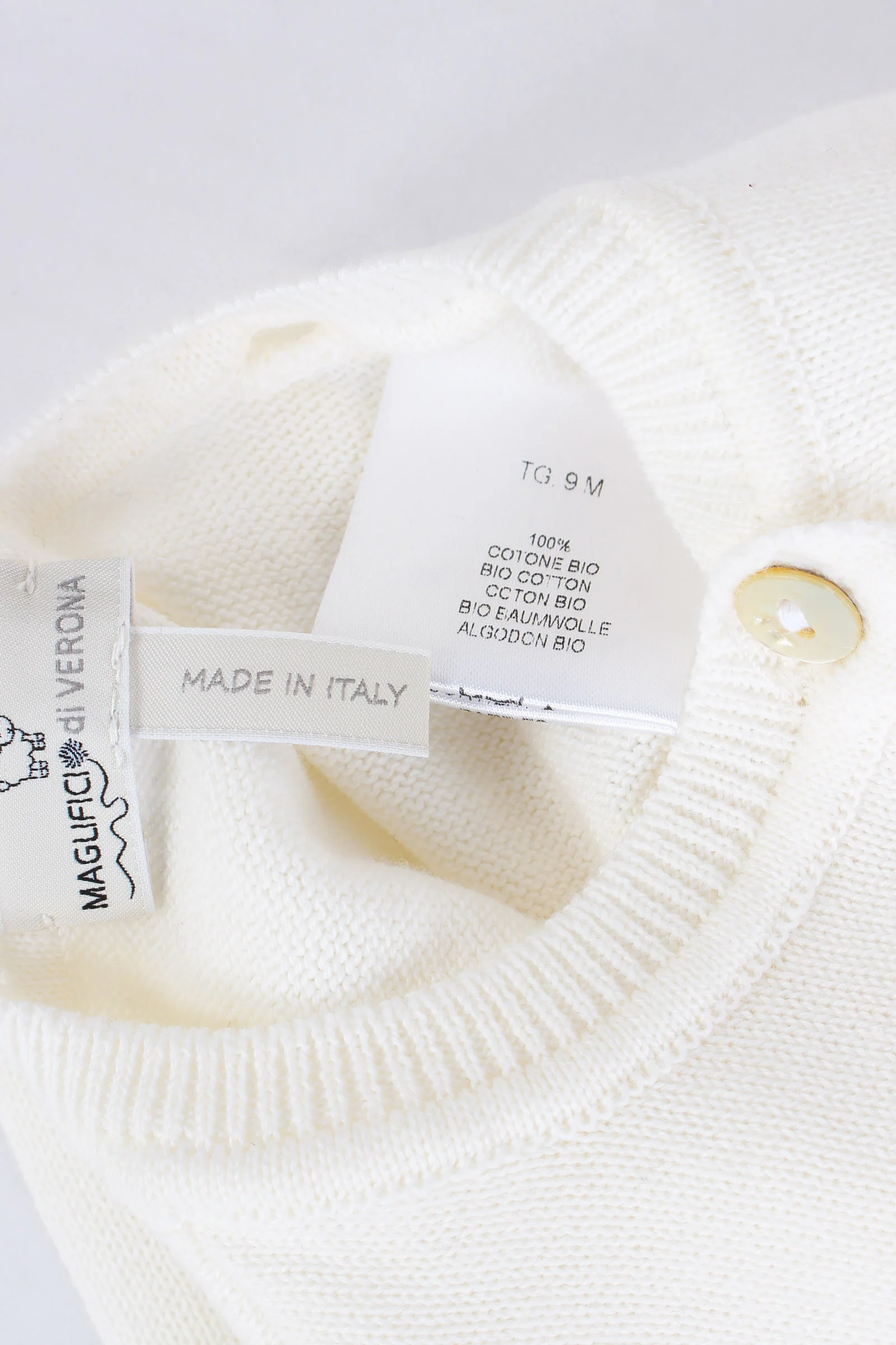 Coprispalle 1 Bottone Latte - immagine 6