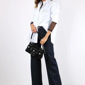 Chino Tasca America Gamba Drit Denim Scuro