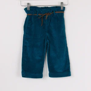 Pantalone Velluto Stretch Winter Turq