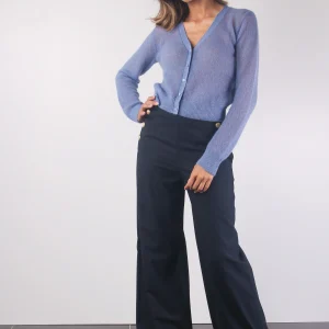Cammeo Pantalone Palazzo Bot Blu