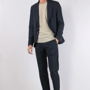 Volo Pantalone Spinato Blu