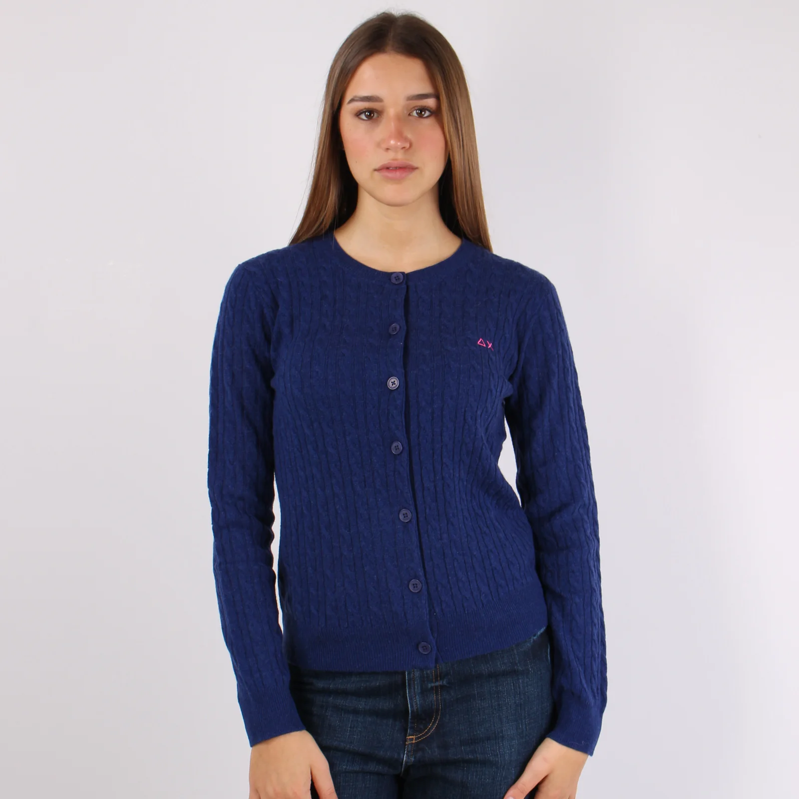 Cardigan Bottoni Trecce Blue - immagine 9