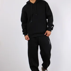 Felpa Cappuccio Logo Nero