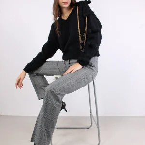 Maglia Scavo V Fiocchi Black