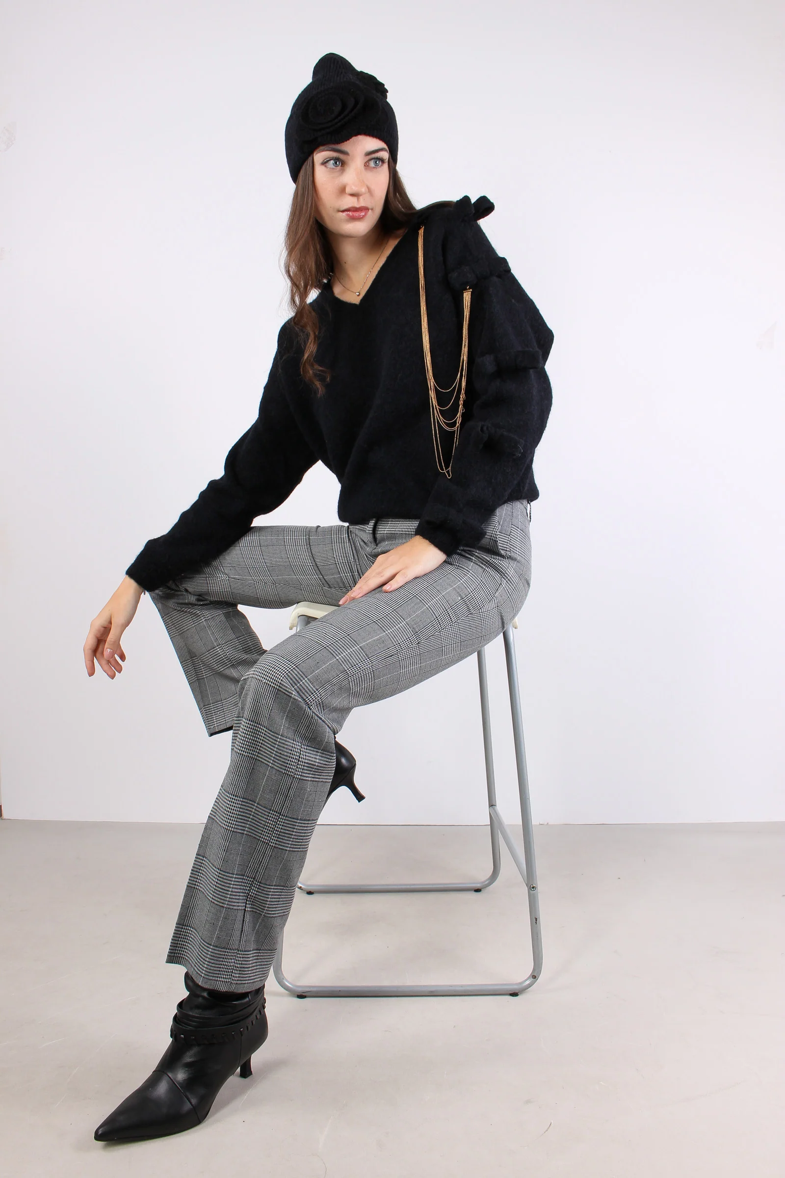 Maglia Scavo V Fiocchi Black - immagine 2