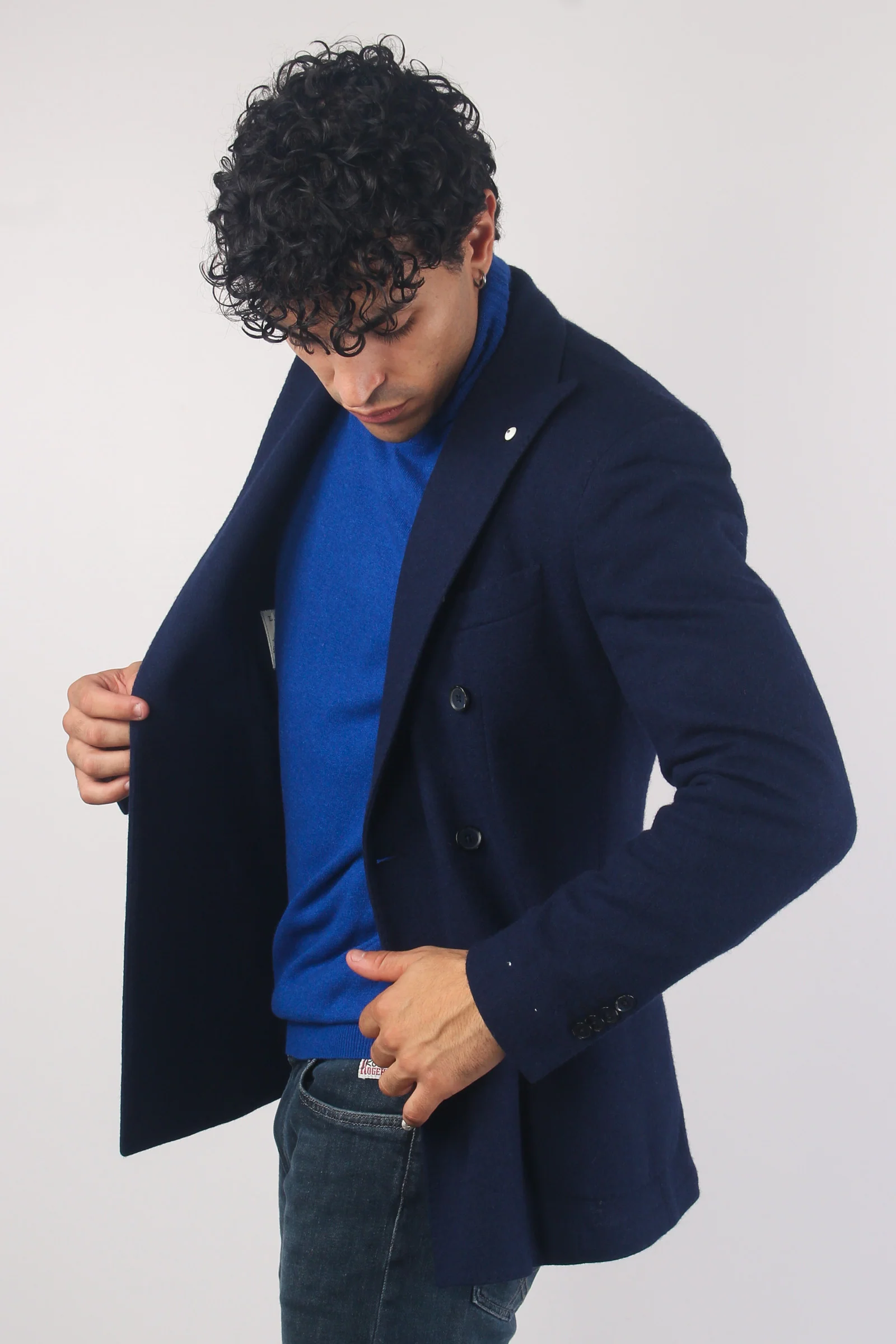 Blazer Doppiopetto Blu - immagine 6