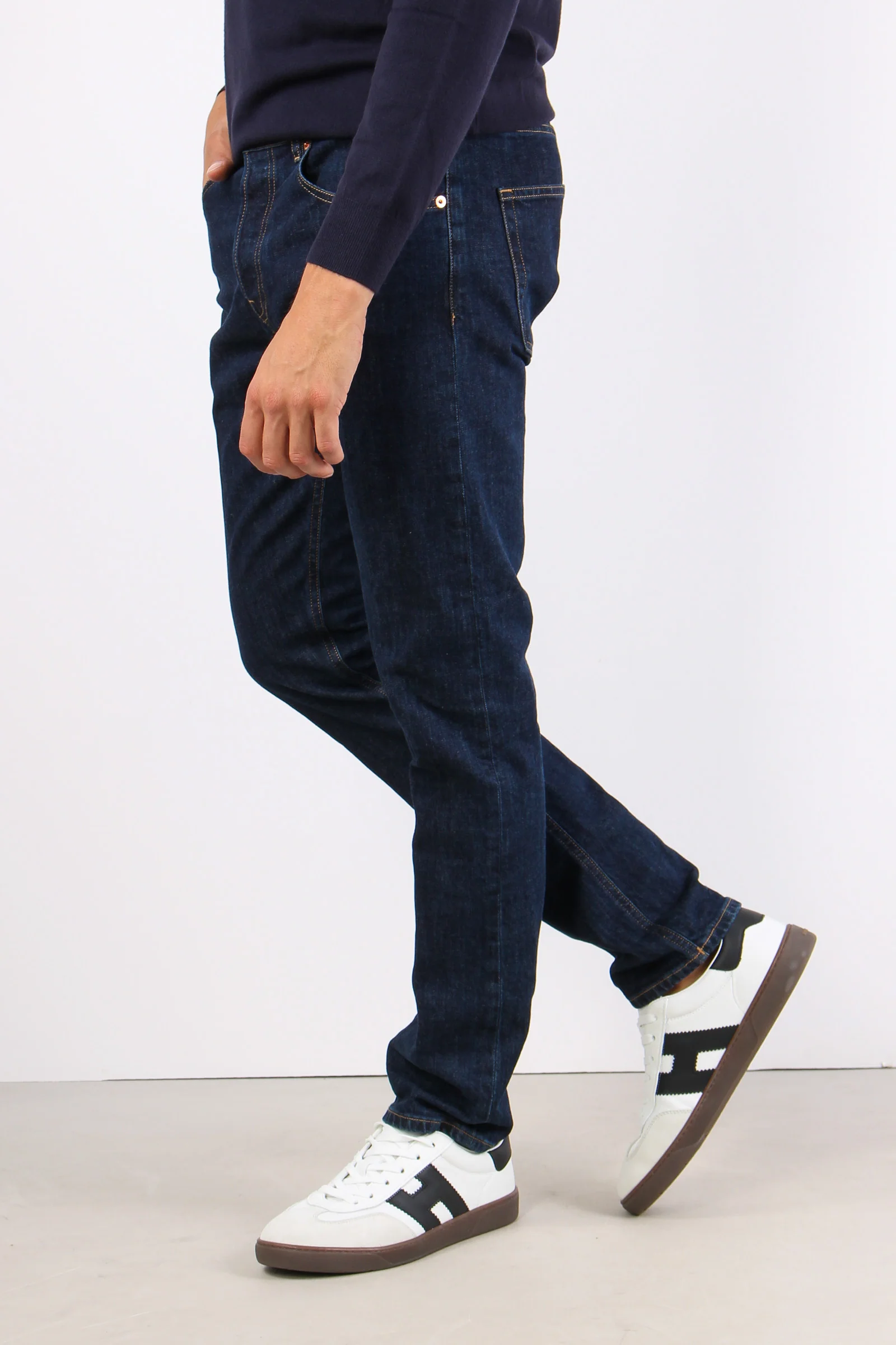 Icon Denim Pulito Risvolto Denim Scuro - immagine 4