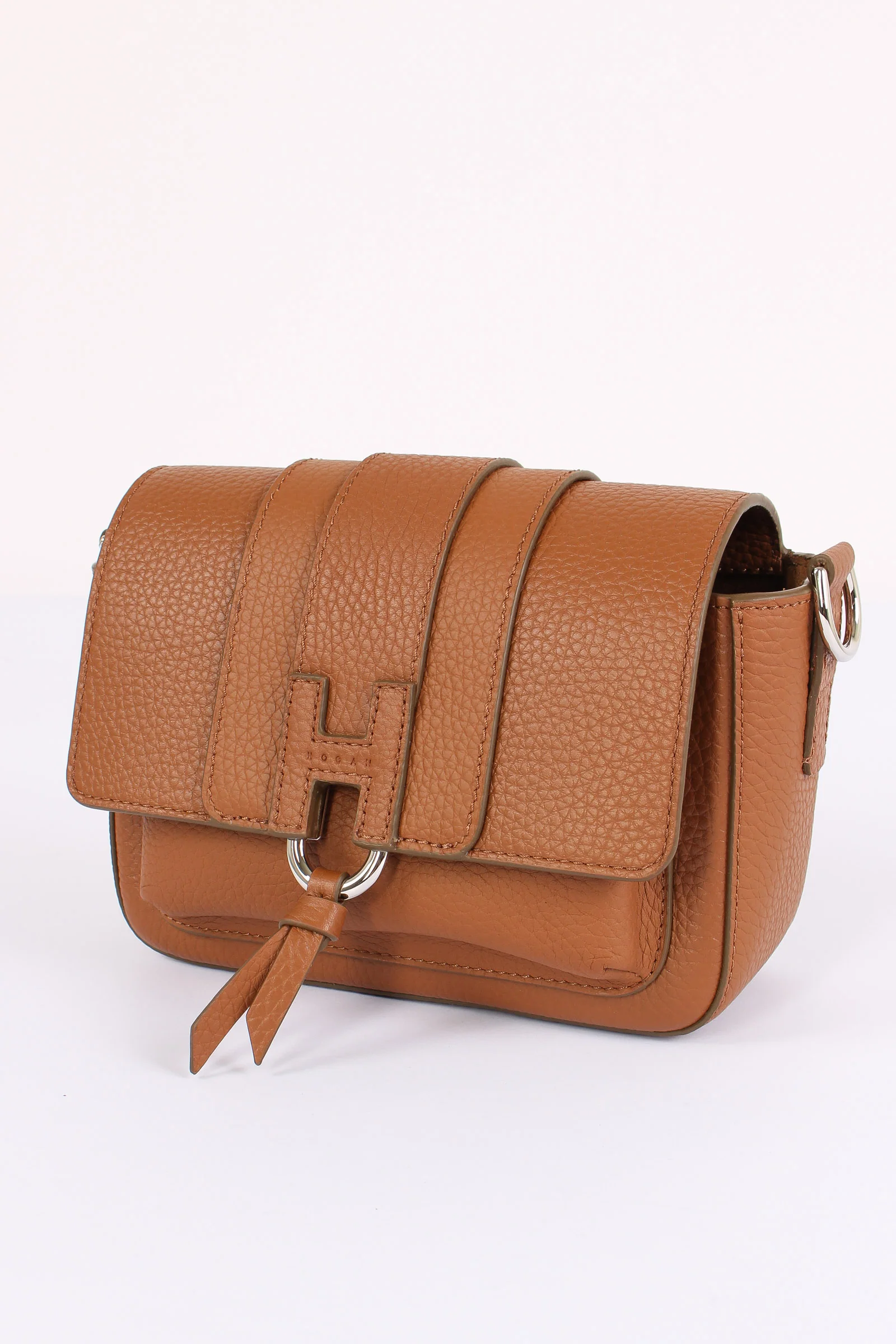 Borsa Tracolla Pelle Nappa Marrone - immagine 6