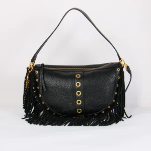 Mezzaluna Frange Black