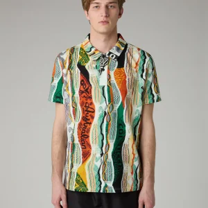 Knit Effect Polo Shirt