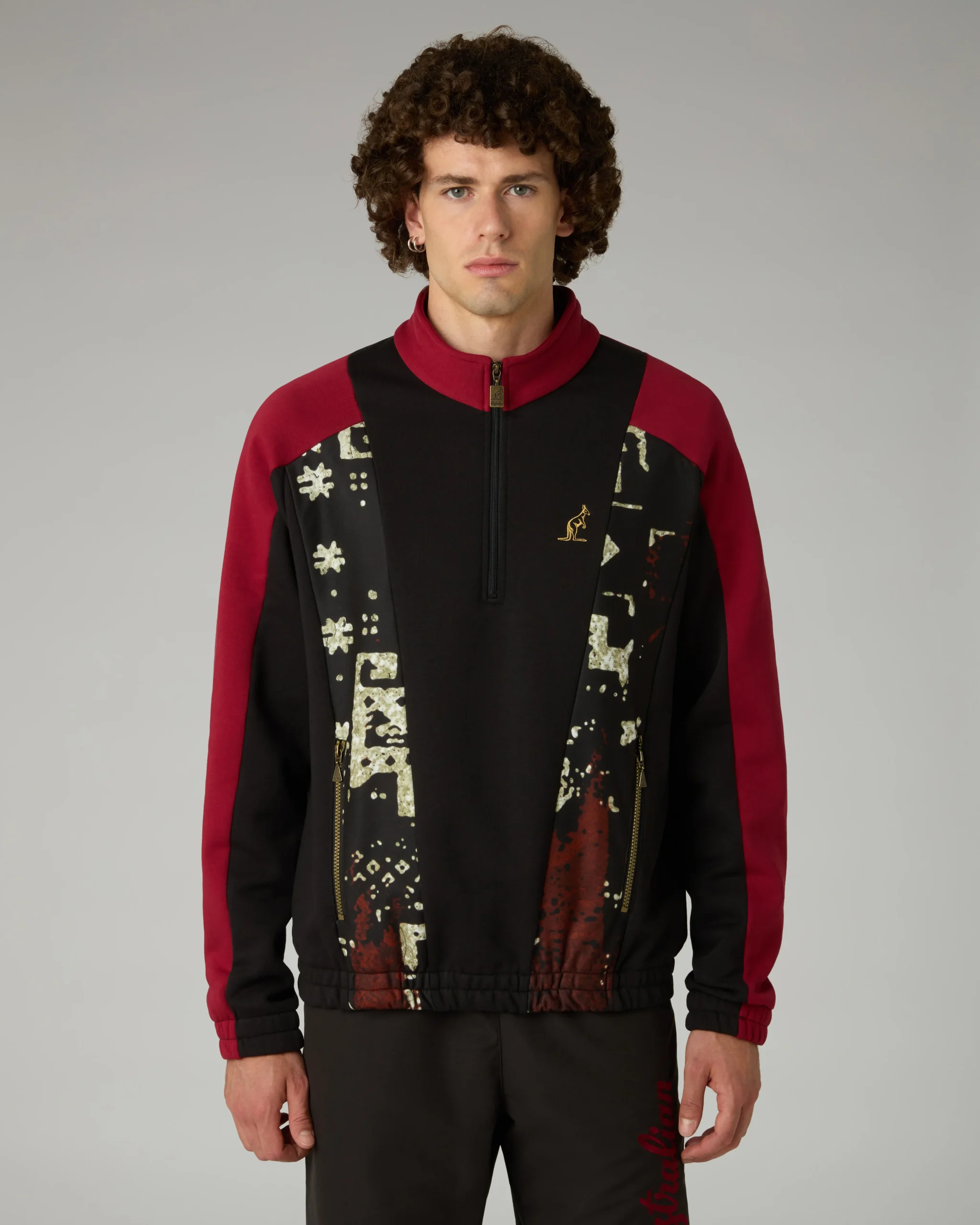 Arak Half-zip Crewneck