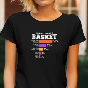 PERCHè PERDO A BASKET tshirt donna