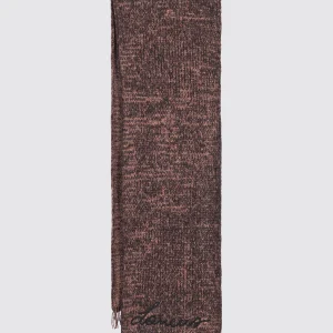 Sciarpa in lana e alpaca mouliné