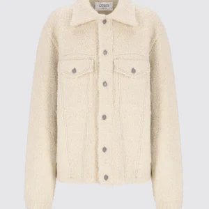 Giacca trucker in maglia bouclé