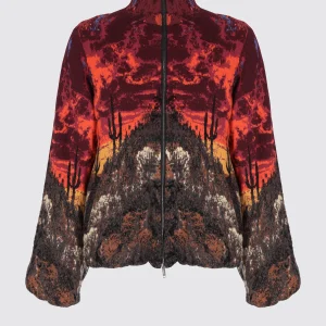 Bomber imbottito jacquard Oniric Desert