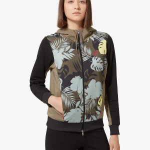 Flowers Insert Hoodie Jacket: Australian Sportswear