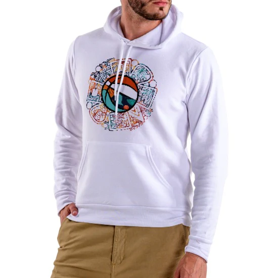 MAYAM BASKET felpa cappuccio uomo - immagine 3