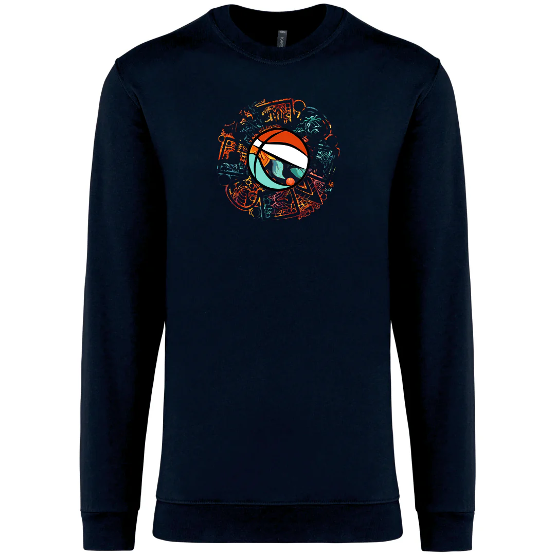 MAYAM BASKET felpa girocollo uomo - immagine 4