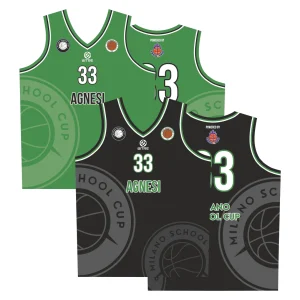 AGNESI canotta basket double donna