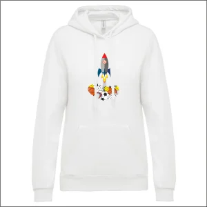 ROCKET felpa cappuccio donna