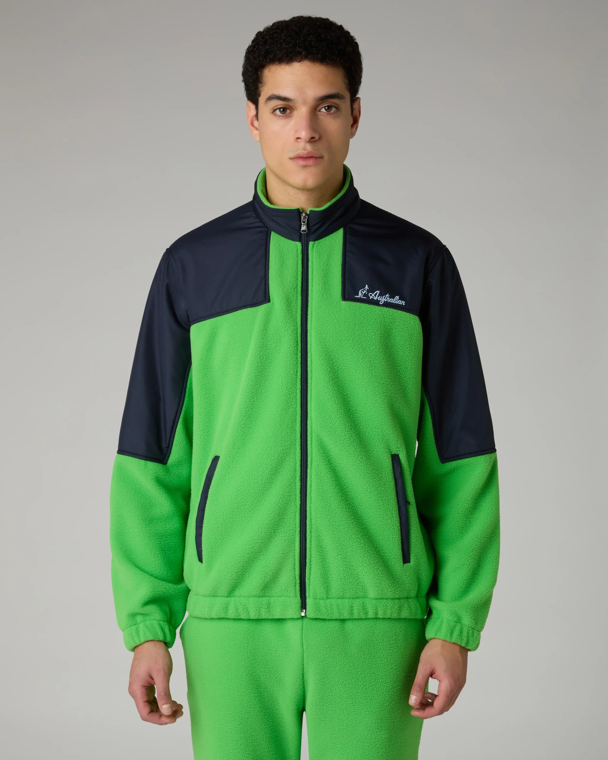 Color Block Track Jacket