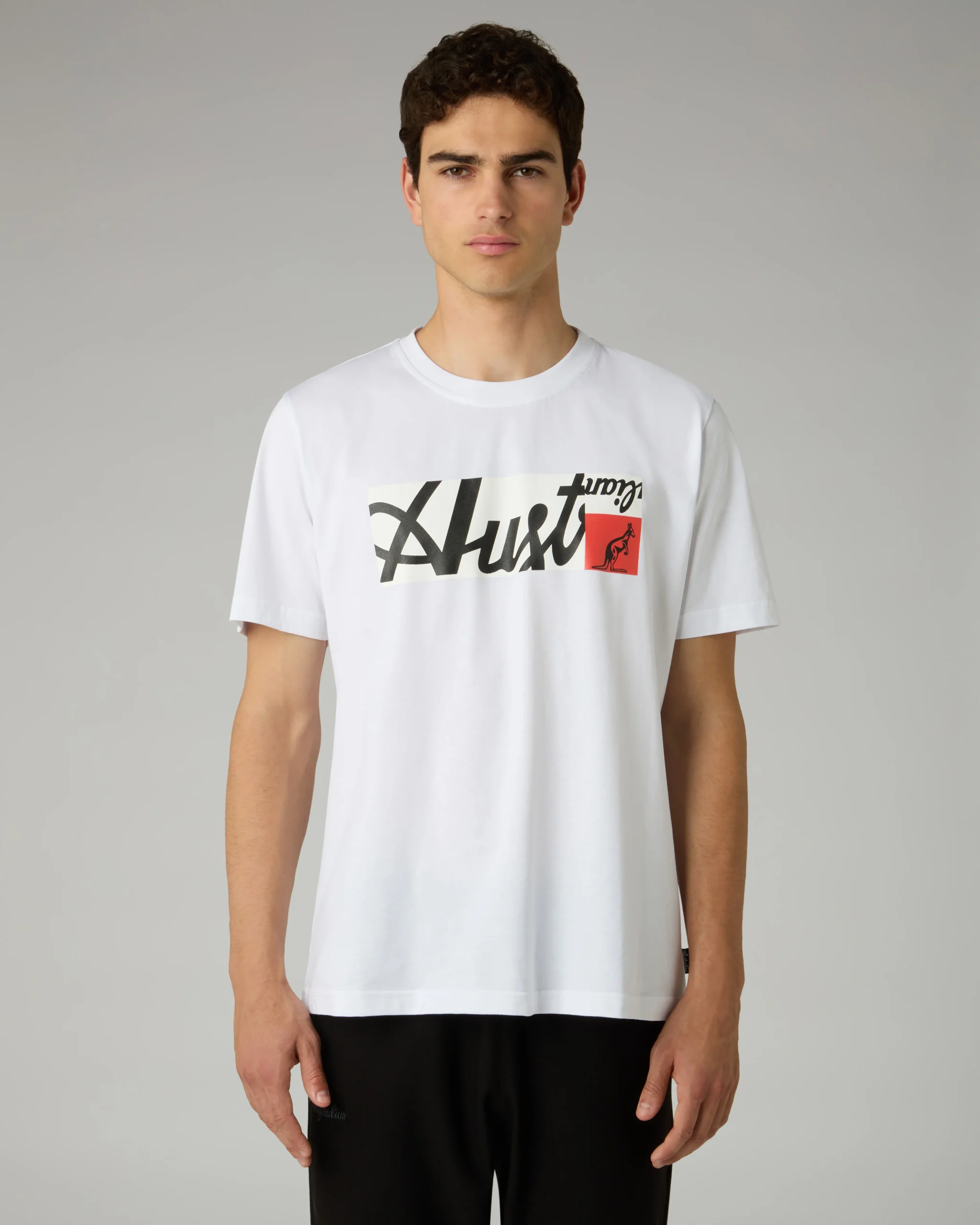 Broken Logo Printed T-shirt: Australian Sportswear