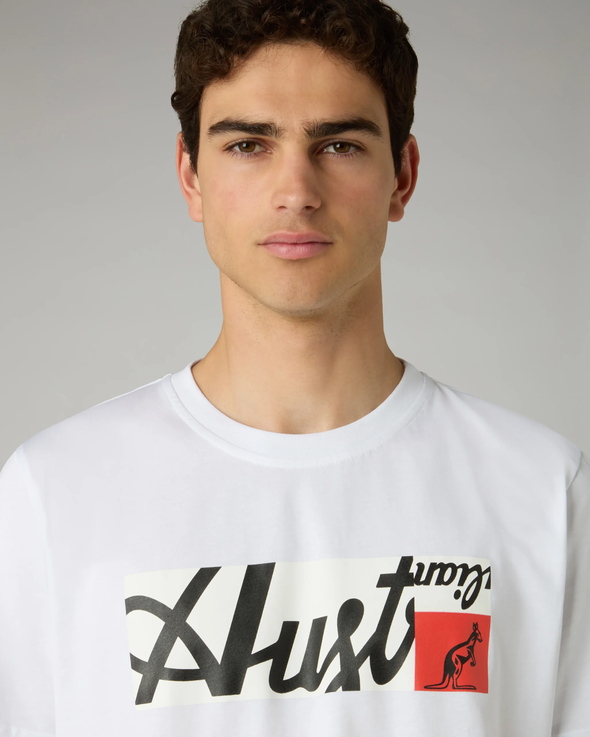 Broken Logo Printed T-shirt: Australian Sportswear - immagine 5