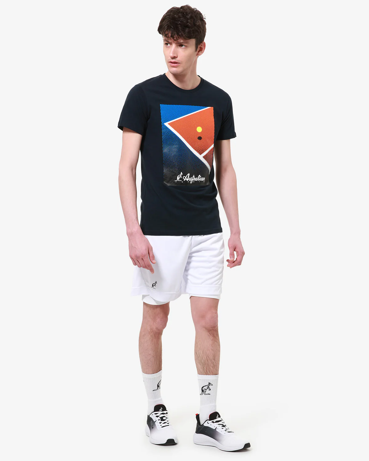 Court Graphic T-shirt: Australian Tennis - immagine 3