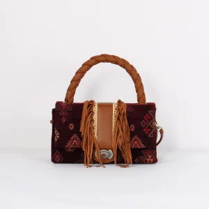 Tracollina Rigida Frange Bordeaux