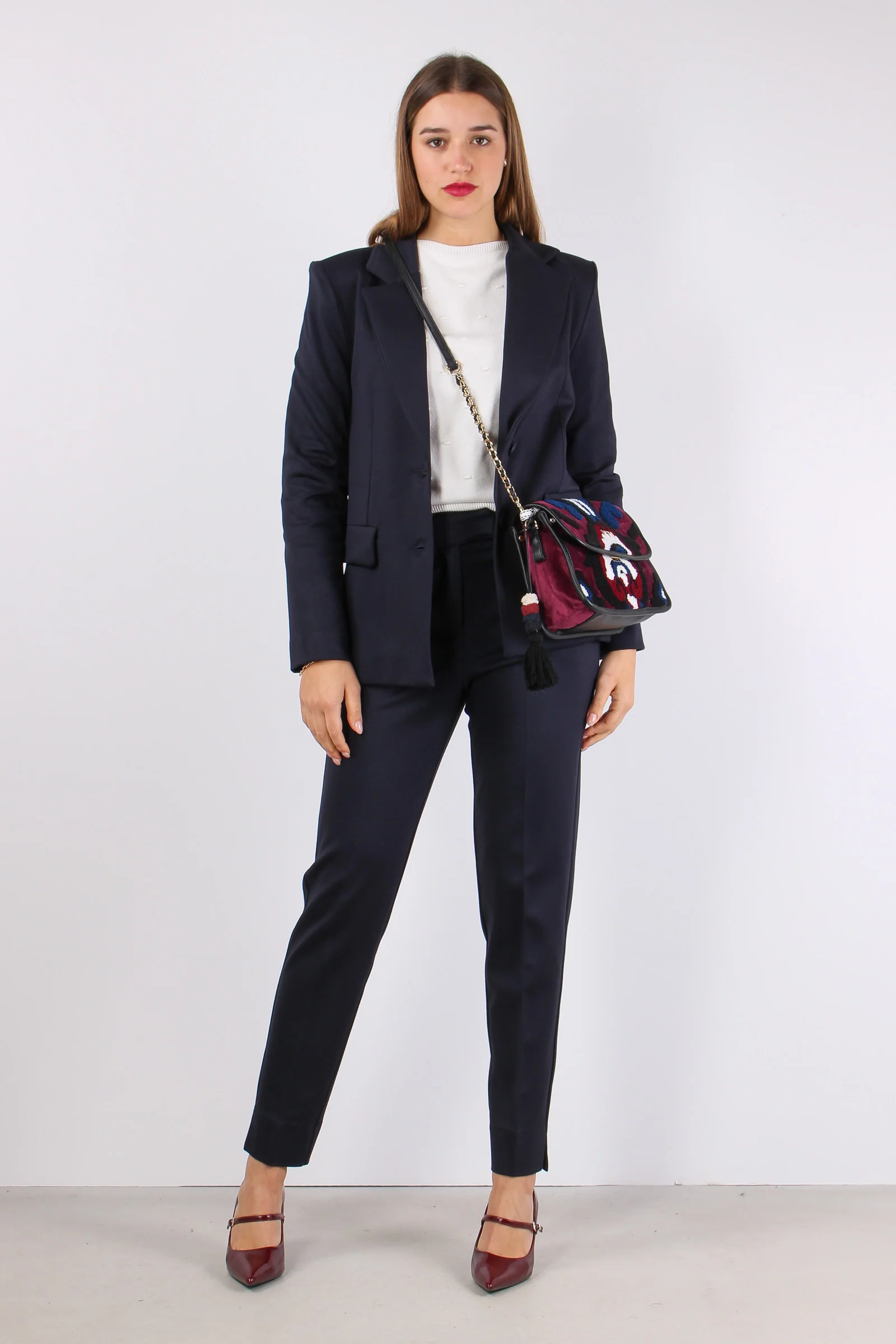 Maglia Scatoletta Punto Noccio Panna - immagine 5