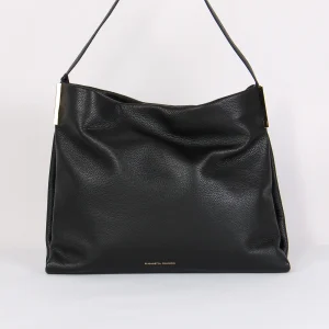 Borsa Pelle Piegata Nero