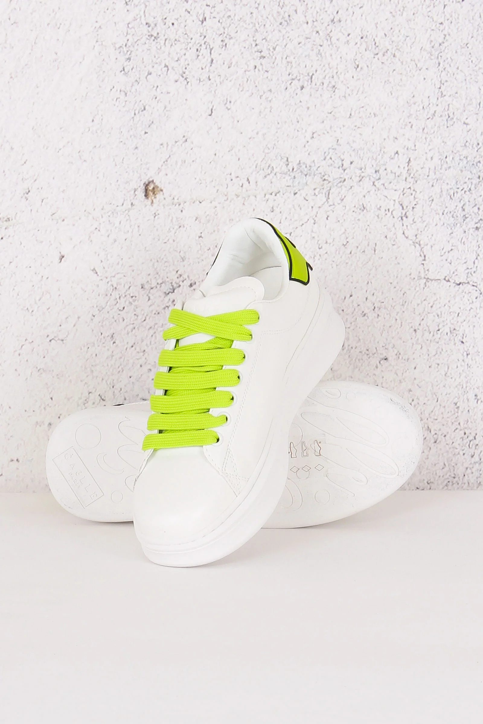 Sneakers Mcqueen Basica Bianco/verde Mela - immagine 4