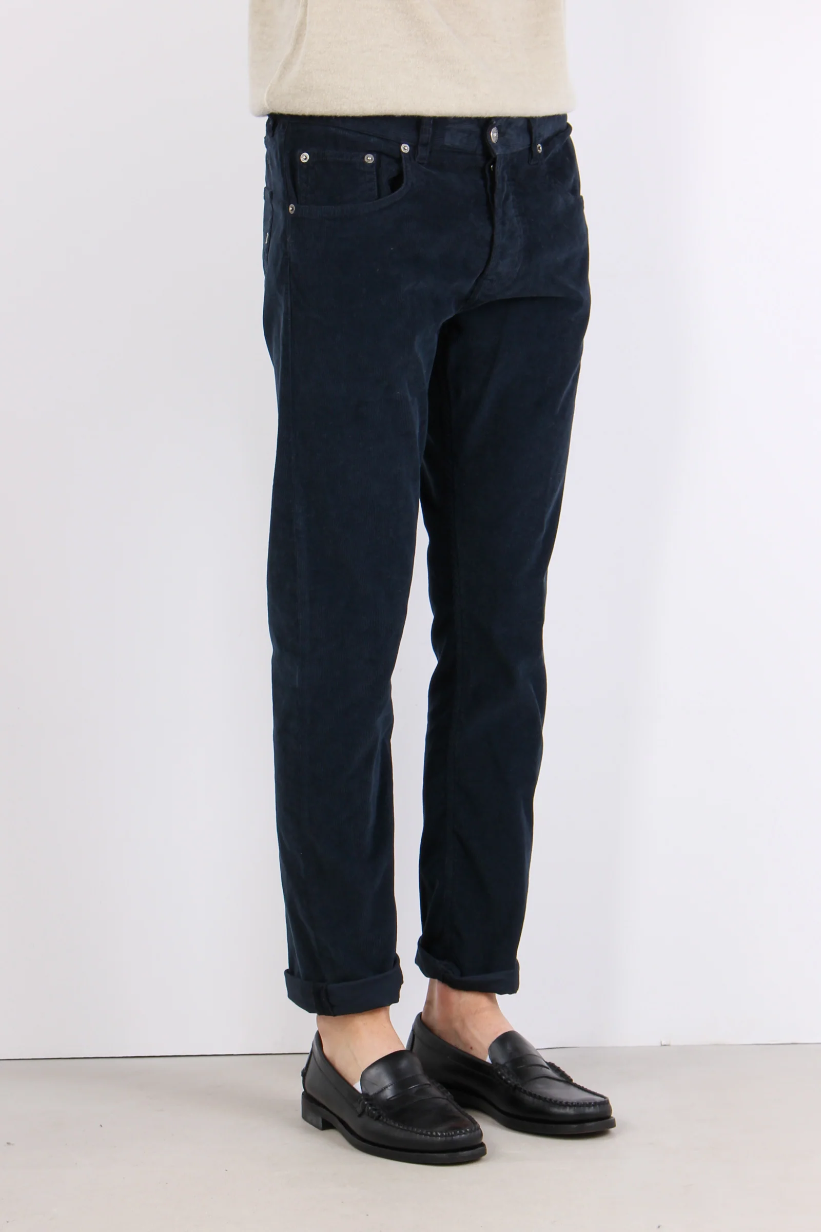 Icon Pantalone Velluto Milleri Notte - immagine 8