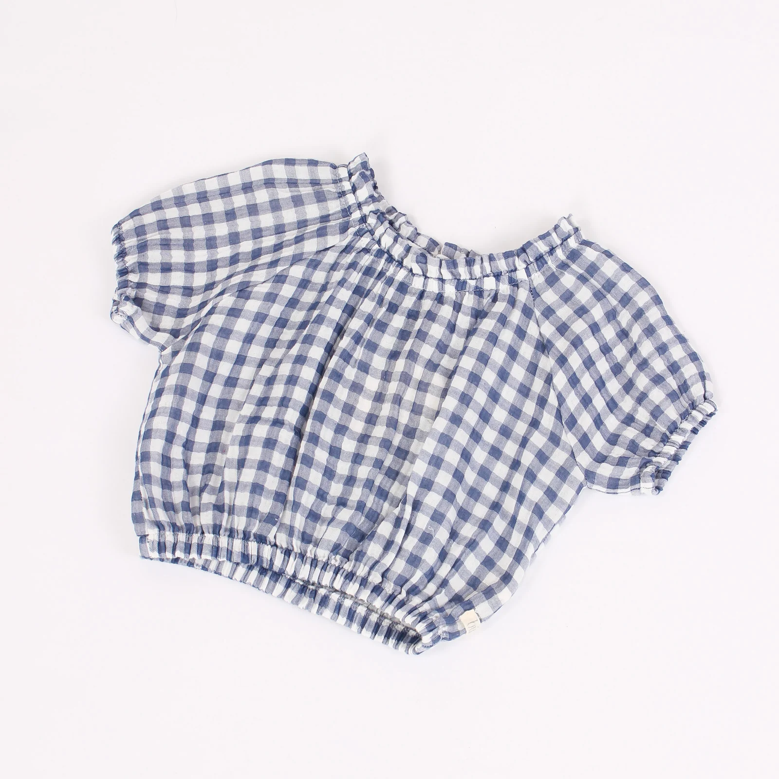 Blusa Vichy Blue Stone - immagine 7