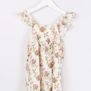 Abito Lino Fantasia Rose Bloom Rose