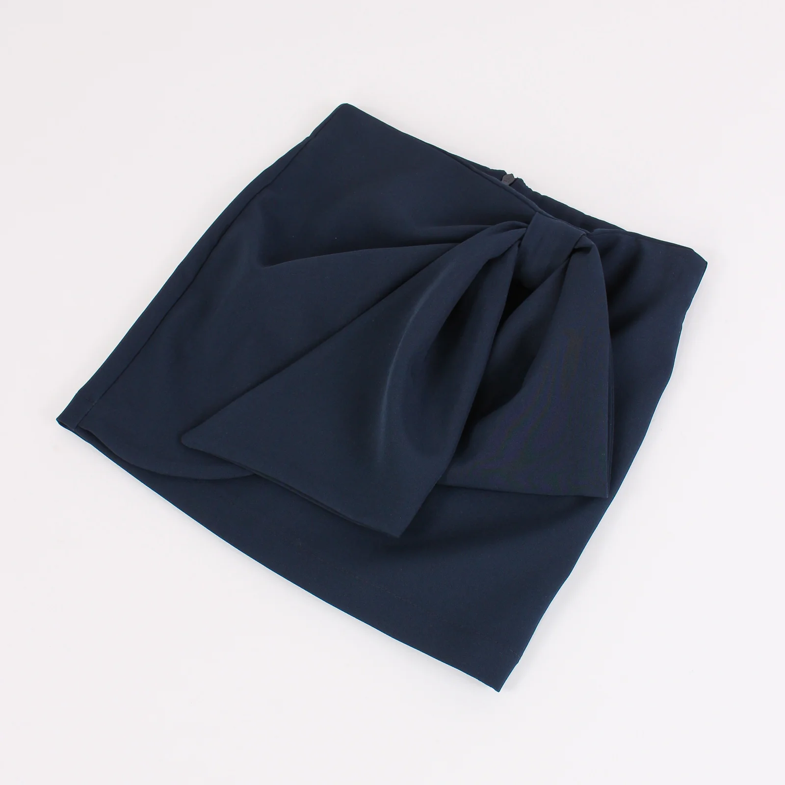 Gonna Fiocco Assimetrico Blu - immagine 6