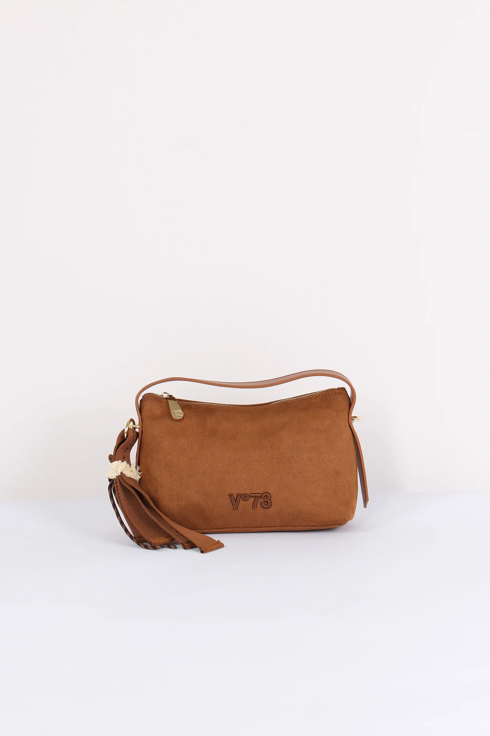 Danielle Sacca Mini Ecocamoscio Cuoio