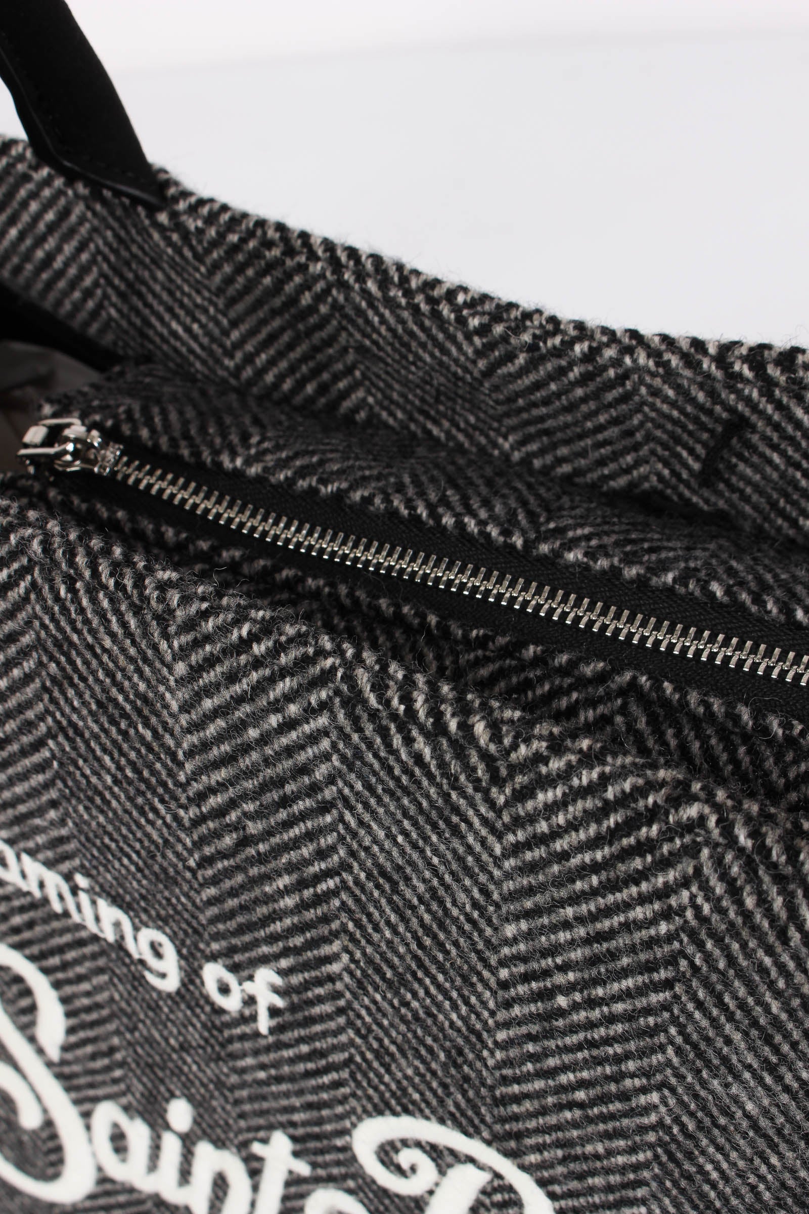 Borsa Tracolla Spinata Nero/bianco - immagine 6