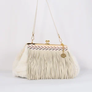Pochette Ecopelliccia Frange Glam/rust