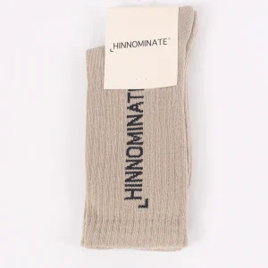 Calze Logo Beige Sand