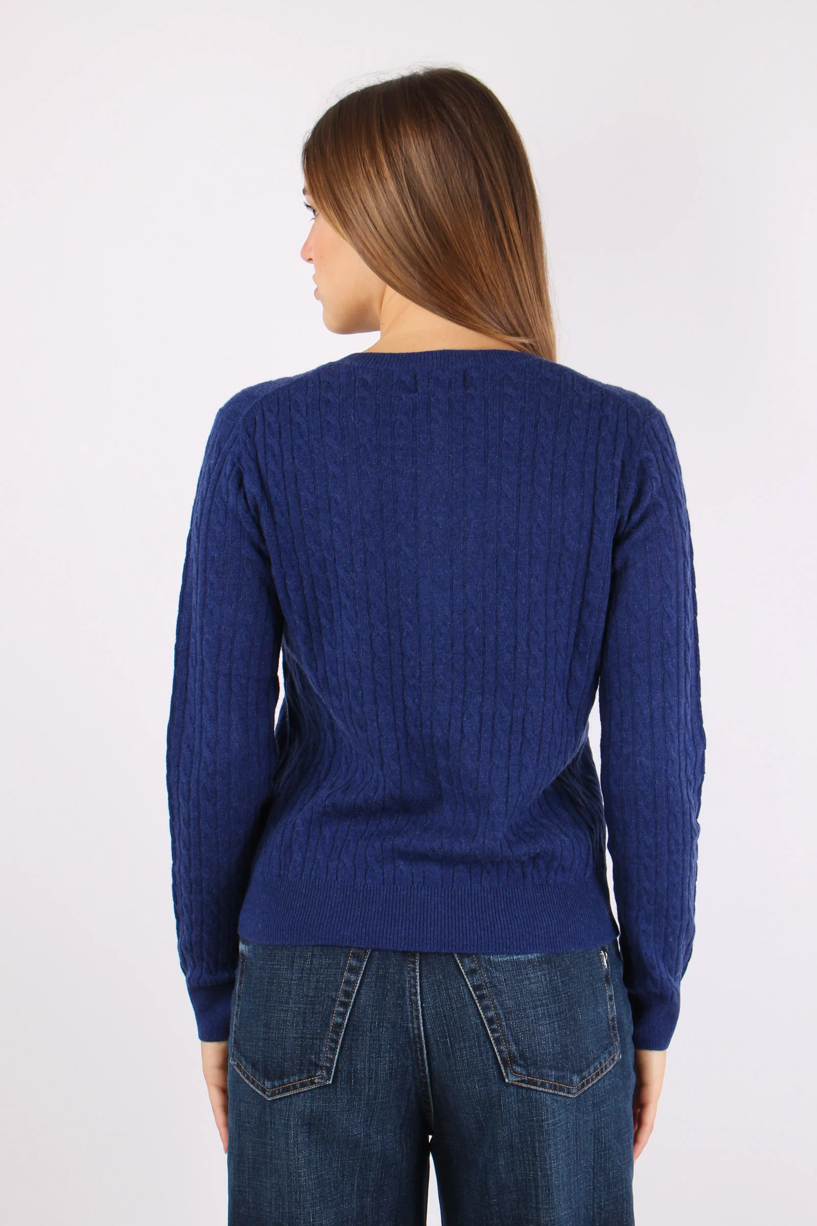 Cardigan Bottoni Trecce Blue - immagine 6