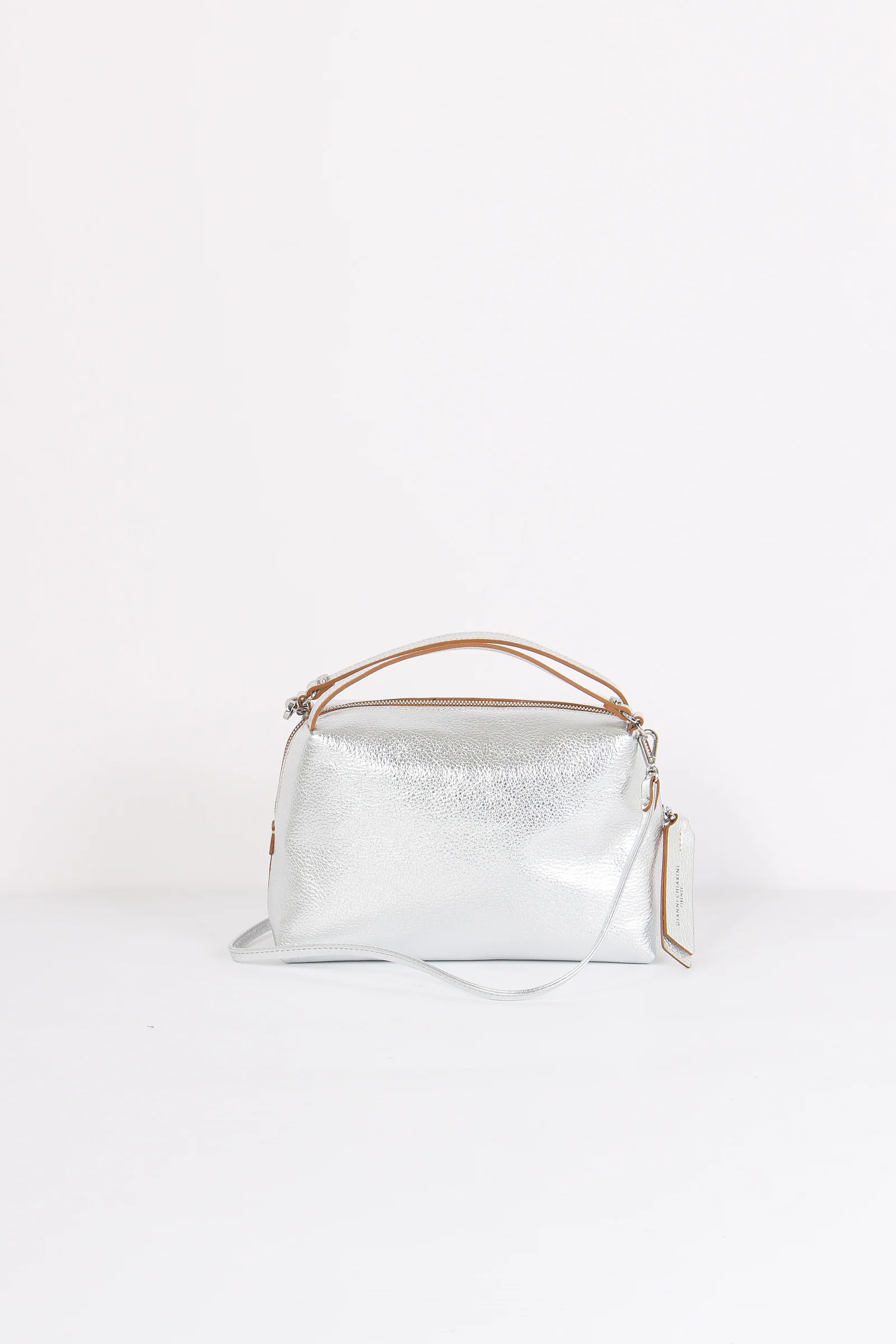 Alifa Mini Bag 2 Manici Meta Silver - immagine 4