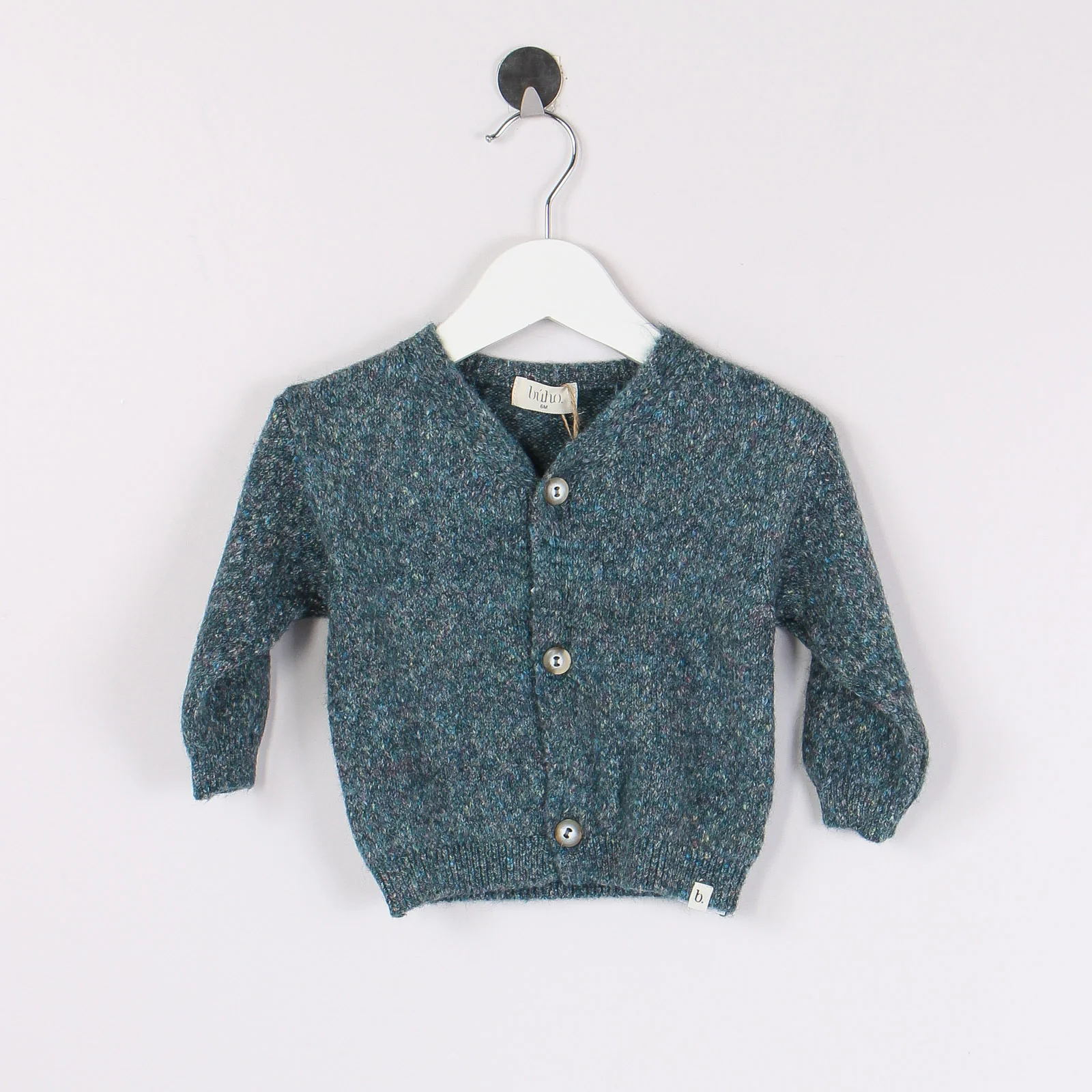 Cardigan Melange Alpine Green - immagine 7
