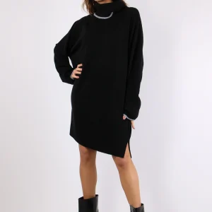 Fogo Abito Profilo Collo Misto Nero Limousine