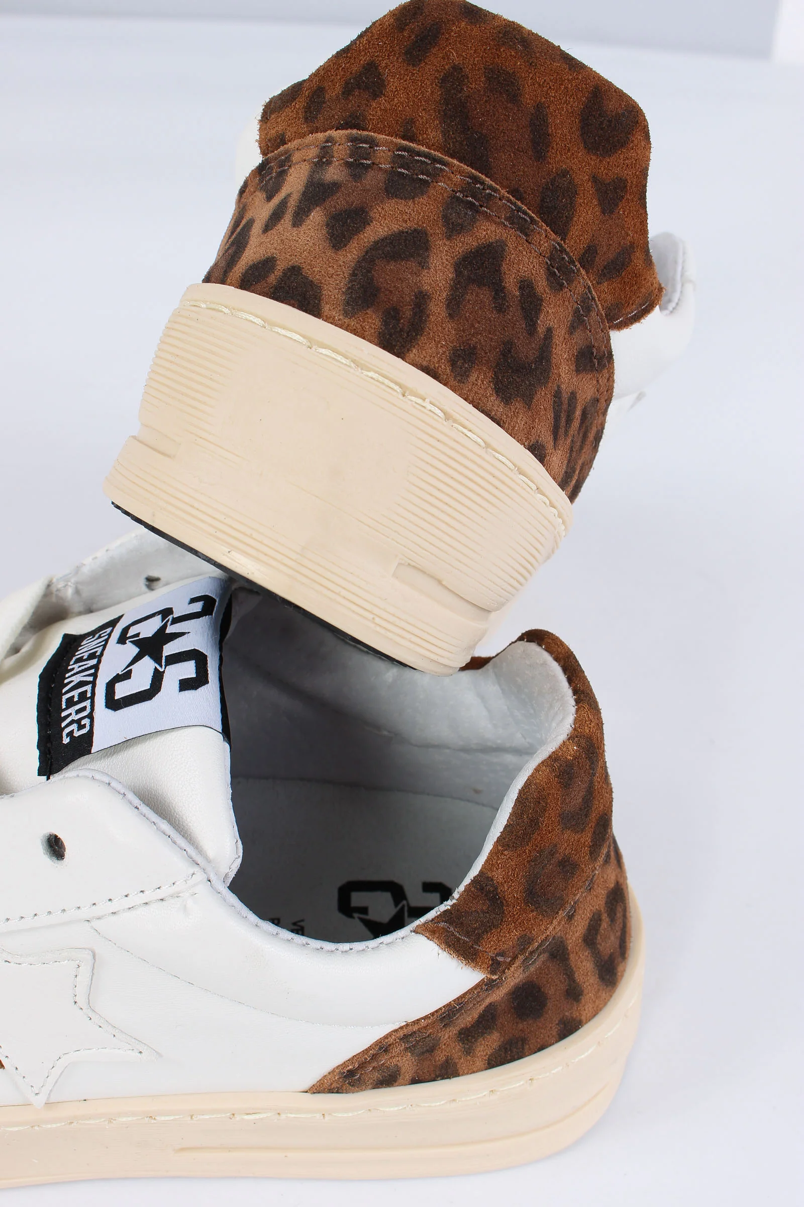 Sneakers New Star Animalier Bianco/leopard - immagine 6