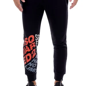 Dsquared2 Pantalone Nero Da Ragazzo