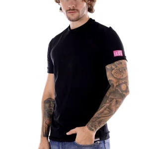 Dsquared2 T-Shirt Nera Da Uomo
